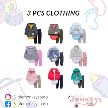 3Pcs Clothing